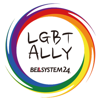 ■当社作成の「LGBT ALLY」ロゴマーク