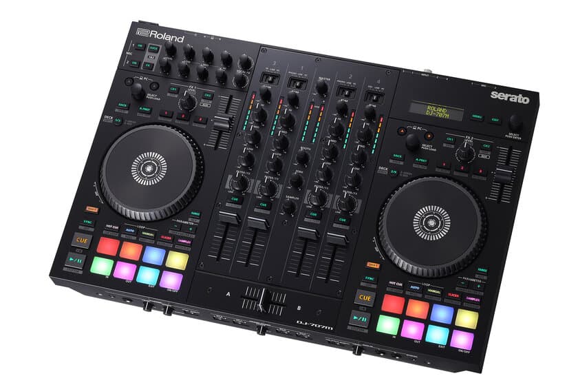 プロ・クオリティのDJ機能を備え、
音響ミキサーの役割も果たすDJコントローラーを発売