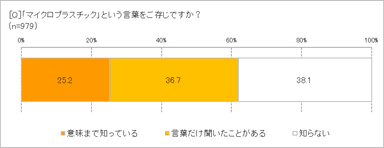 「マイクロプラスチック」という言葉を知っている？