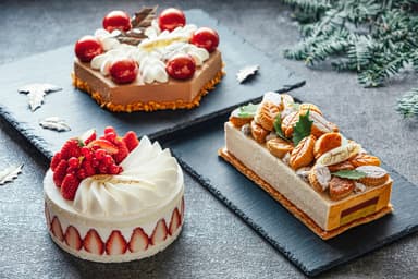 【軽井沢ホテルブレストンコート】クリスマスケーキ_2019年3種