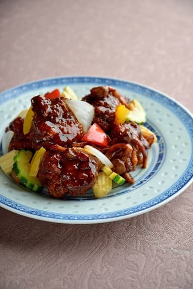 ●鶏肉の甘味噌炒め