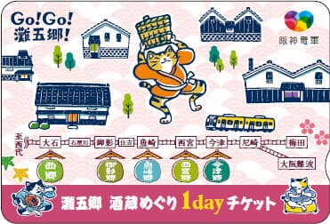 灘五郷 酒蔵めぐり1dayチケット