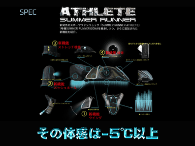 SUMMER RUNNER ATHLETE新機能