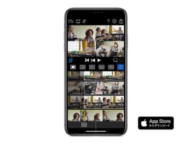 『4XCAMERA Maker』 動画編集時の画面