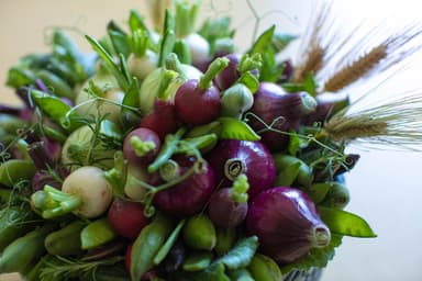 花のような、野菜アレンジ