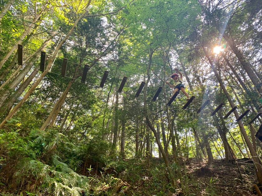 運動の秋到来！ アドベンチャーをもっと身近に！
冒険の森 in せき ワンダフルキャンペーンを実施