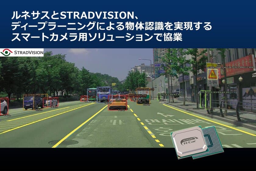 ルネサスとSTRADVISION、
次世代のADAS向けスマートカメラ開発で協業