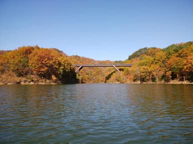 茂庭っ湖と秋(3)