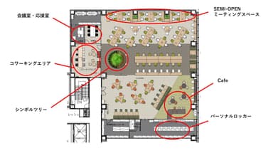 U BASE FOREST 仙台オフィス図面資料