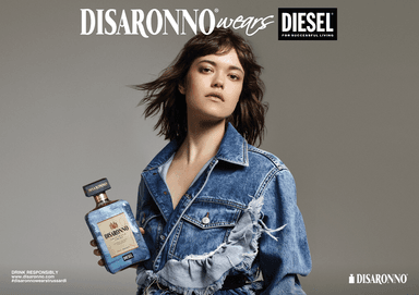 Disaronno wears Dieselキービジュアル