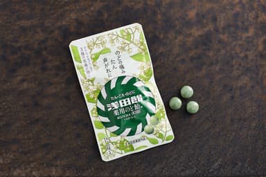 浅田飴薬用のど飴M(抹茶)イメージカット1