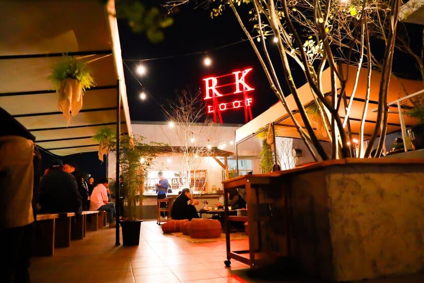 軽井沢の人気店「RK GARDEN」の姉妹店
「RK LOOF」が高崎駅近くの屋上に10月10日オープン