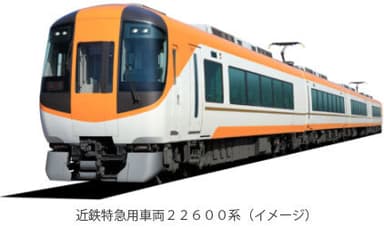 近鉄特急用車両２２６００系（イメージ）