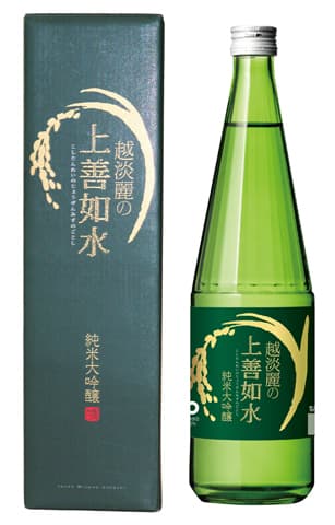 7月　越淡麗の上善如水 純米大吟醸 720ml