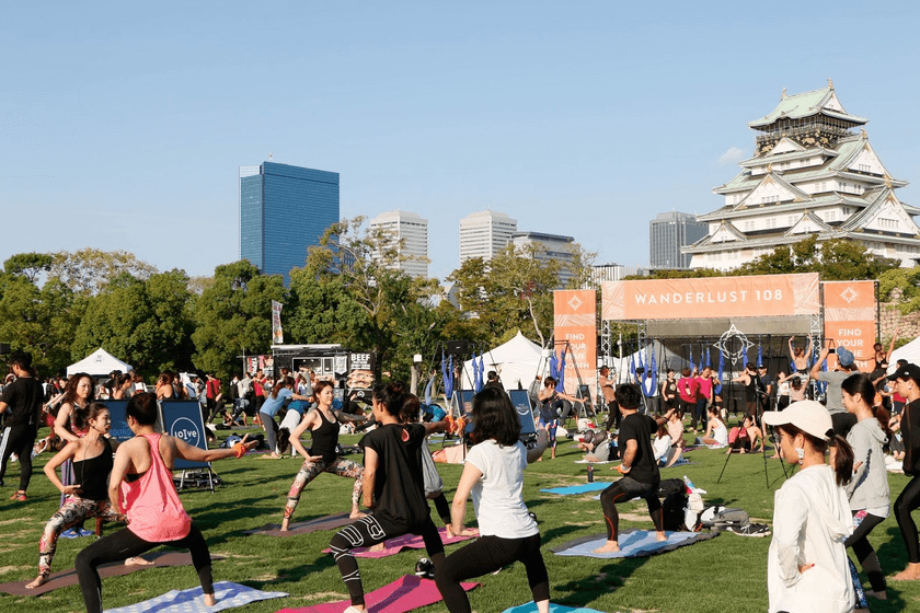 四股コアダイエット「SUMO YOGA(相撲ヨガ)」
本場アメリカで大絶賛！
「WANDERLUST 108 OSAKA」にて披露