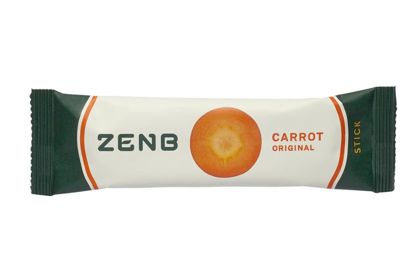 ミツカングループ「ZENB(ゼンブ)」ブランドから販売中の
「ZENB　STICK」に新商品「キャロット」が仲間入り！
11月6日(水)12時00分より「ZENBサイト」にて販売開始