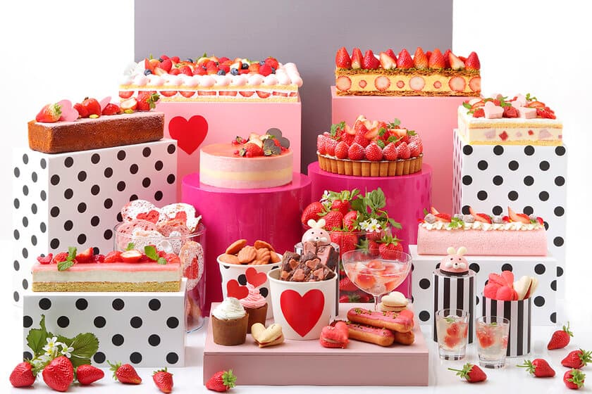 いちごたっぷりのスイーツビュッフェ
『 Sweets Buffet ～Strawberry Sweet Heart～ 』　
京都タワーホテルで2020年1月10日(金)からお日にち限定開催！