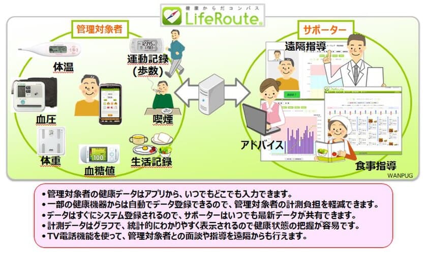 健康情報管理ソリューション「健康からだコンパス LifeRoute」 
LIFE UPキャンペーンを開始　
～新規ご登録で Amazonギフト券5,000円をプレゼント～