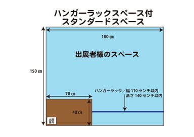 ハンガーラックスペース