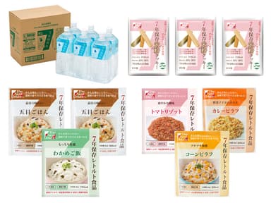 食品、水の賞味期限は7年で統一