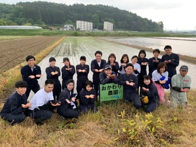 おかわり農園は、自分たちでお米の栽培もしています