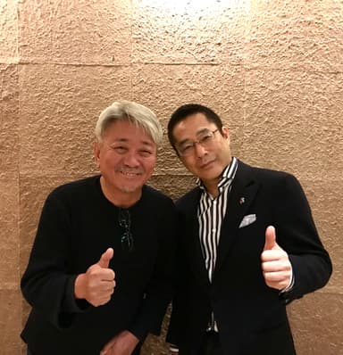 杉浦 正(左)と長谷川 嘉哉氏(右)