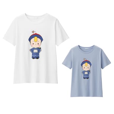 GUコラボ 小さなゾンビちゃんTシャツ_women