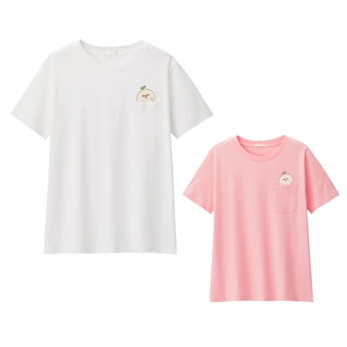 GUコラボ 長草くんTシャツ_women(2)