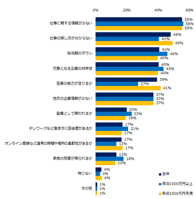 「“プロ人材”として実際に働いたことがない」と回答した方に伺います。 “プロ人材”として働く上で気になること、不明なことを教えてください。（複数回答可）