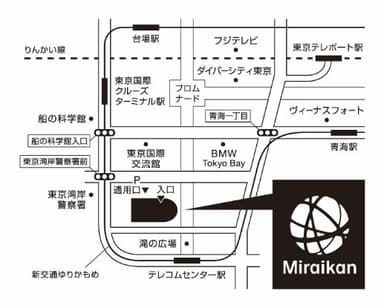 日本科学未来館案内図