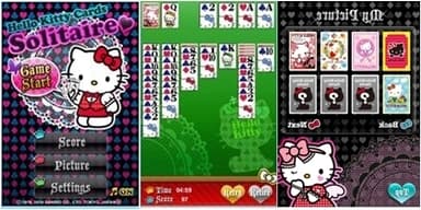 「Hello Kitty Solitaire」配信アプリイメージ