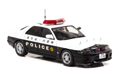 1/43 日産 スカイライン GT-R AUTECH VERSION 2018 神奈川県警察交通部交通機動隊車両(477)：右前