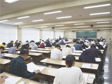 実用数学技能検定　個人受検の様子