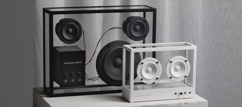 スウェーデンのオーディオブランド　TRANSPARENT SOUNDから
業界初のサスティナブルなスピーカー 
TRANSPARENT　SPEAKER(トランスペアレント　スピーカー) 
日本初上陸2019年12月10日(火)
ザ・コンランショップで先行販売開始