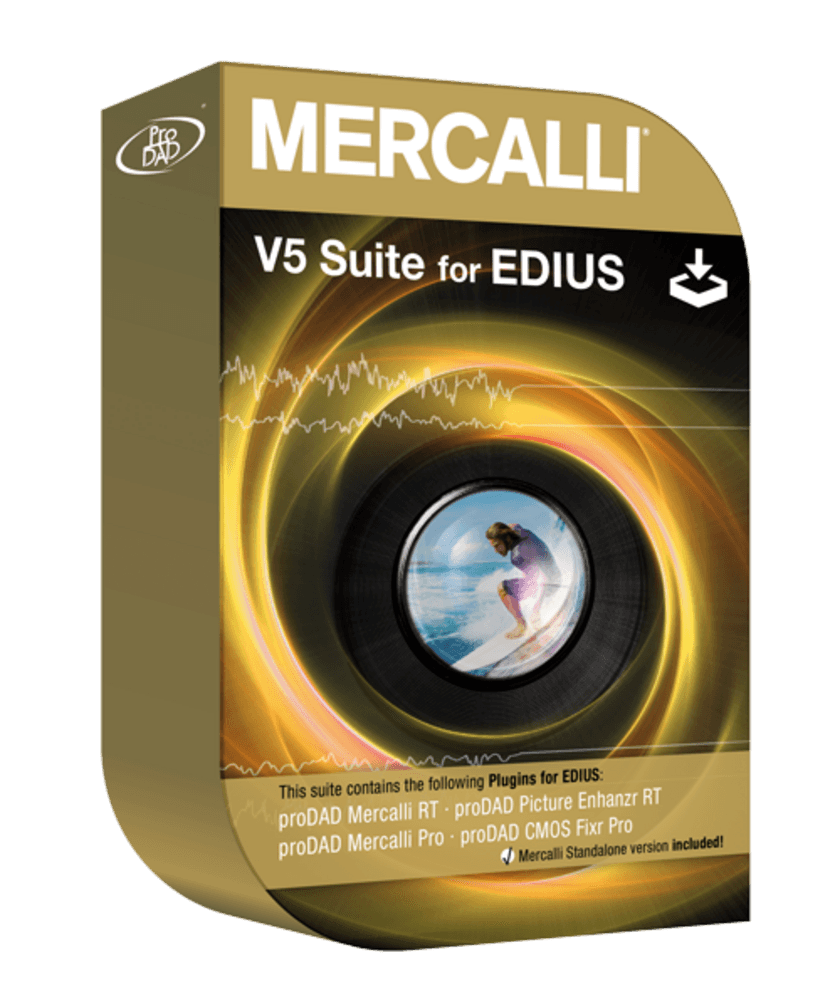 Mercalliの新バージョンとして
次世代Mercalli V5 Suite for EDIUSリリース
～圧倒的に作業時間を短縮～