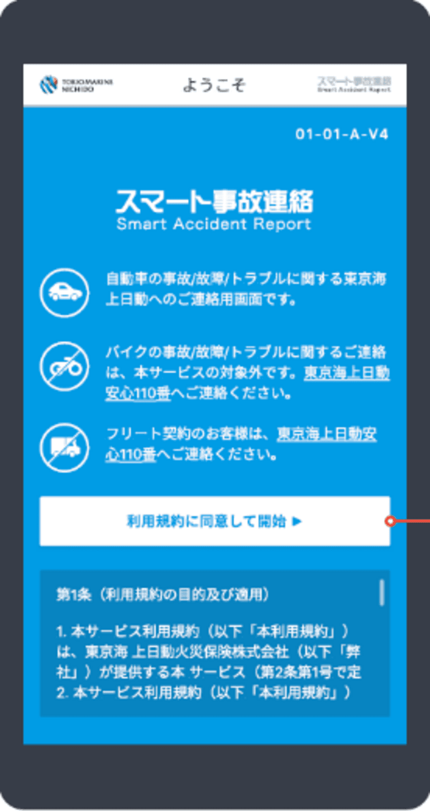 自動車保険の事故対応サービスにおける
付加価値向上に向けた取組み　
～デジタル技術を活用した保険金請求手続きの利便性向上～