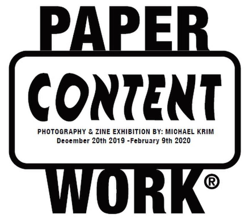 アニエスベー、Michael Krim(マイケル・クリム)による
写真＆ZINE展“CONTENT”を渋谷店にて12月20日から開催！