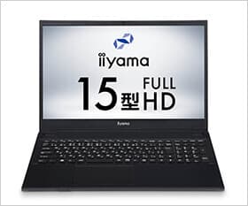 スリムベゼルデザインの15.6型液晶パネル