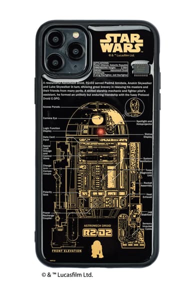 FLASH R2-D2(TM) 基板アート iPhone 11 Pro Maxケース黒