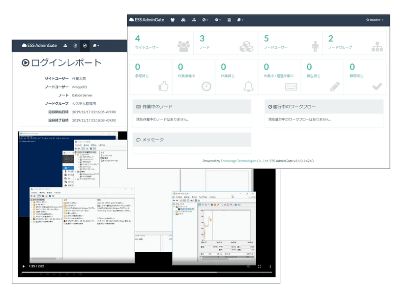 システムの特権IDの管理と証跡管理を
オールインワンで実現するソフトウェア　
機能強化されたESS AdminGateの最新バージョンを発表