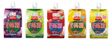 飲むBIG　飲む蒟蒻ゼリー(ぶどう、マスカット、りんご、オレンジ、グレープフルーツ)