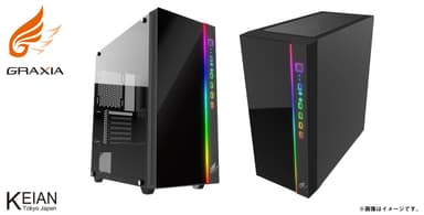 RGBライティング機能付きExtended-ATX対応ゲーミングPCケース「GX-PCP-RGB」