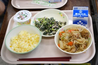 桜めし　学校給食