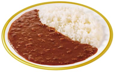 メガ盛りカレー キーマ 中辛(シズル)