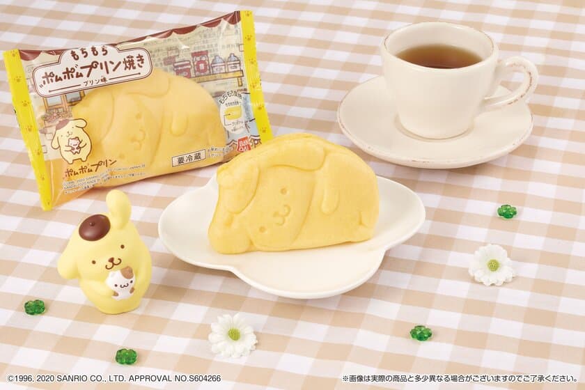 ポムポムプリンのかわいい姿を再現した
もちもち生地のスイーツがローソンにて新登場！