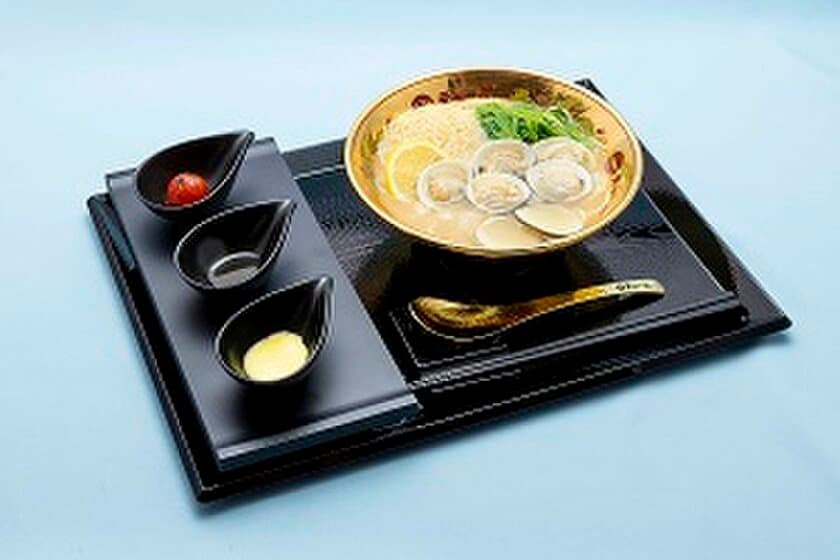 天下一品、新商品【はまぐりラーメン】店舗限定で発売　
令和を記念して作られた「金のどんぶり」で1日限定10食を提供