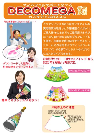 デコメガの楽しみ方