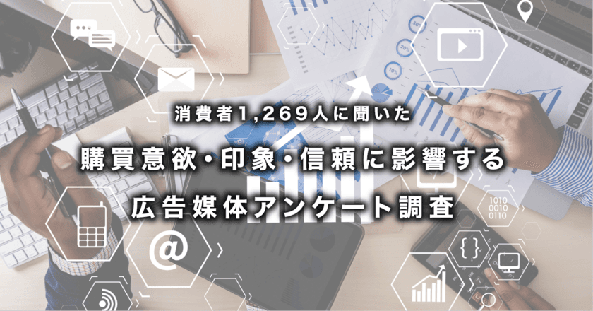 消費者1,269人に聞いた
購買意欲・印象・信頼に影響する広告媒体アンケート調査