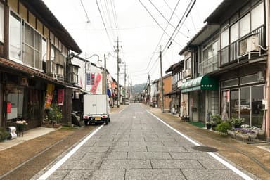 木次町の商店街