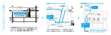 大阪芸術大学スカイキャンパスアクセスマップ